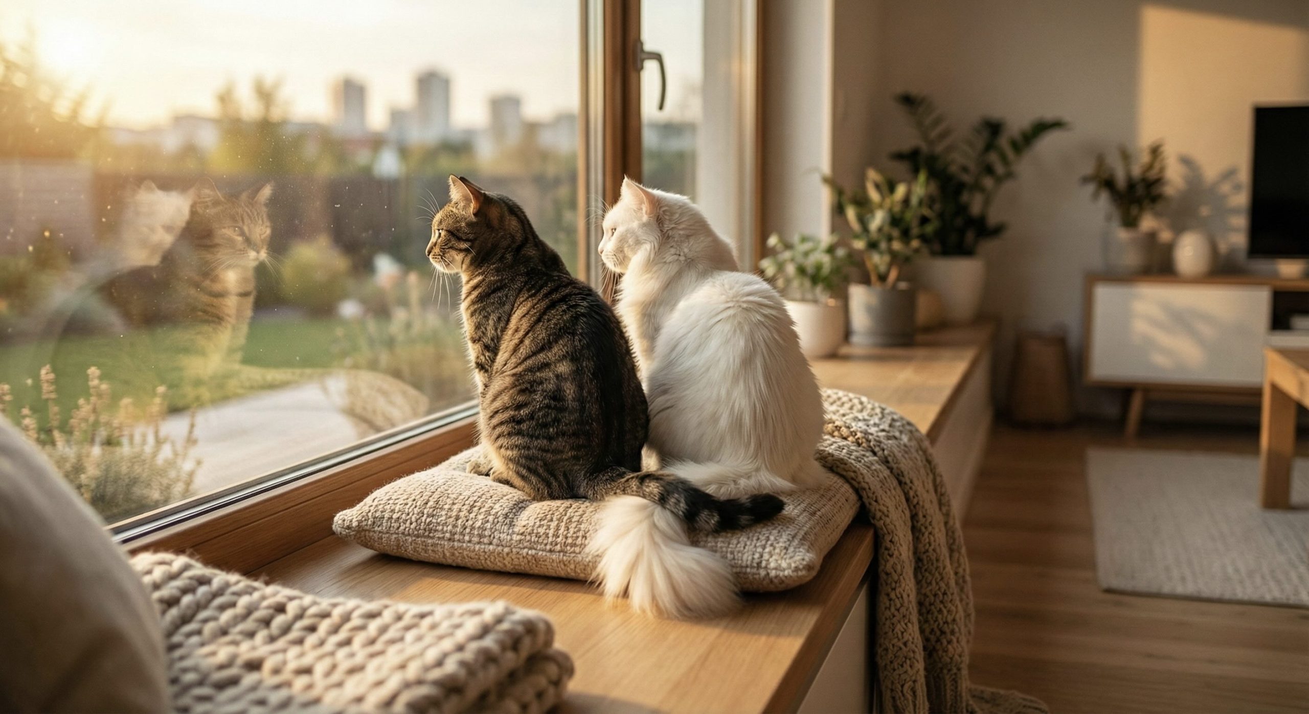 The cure to your restless cat may be… a second cat