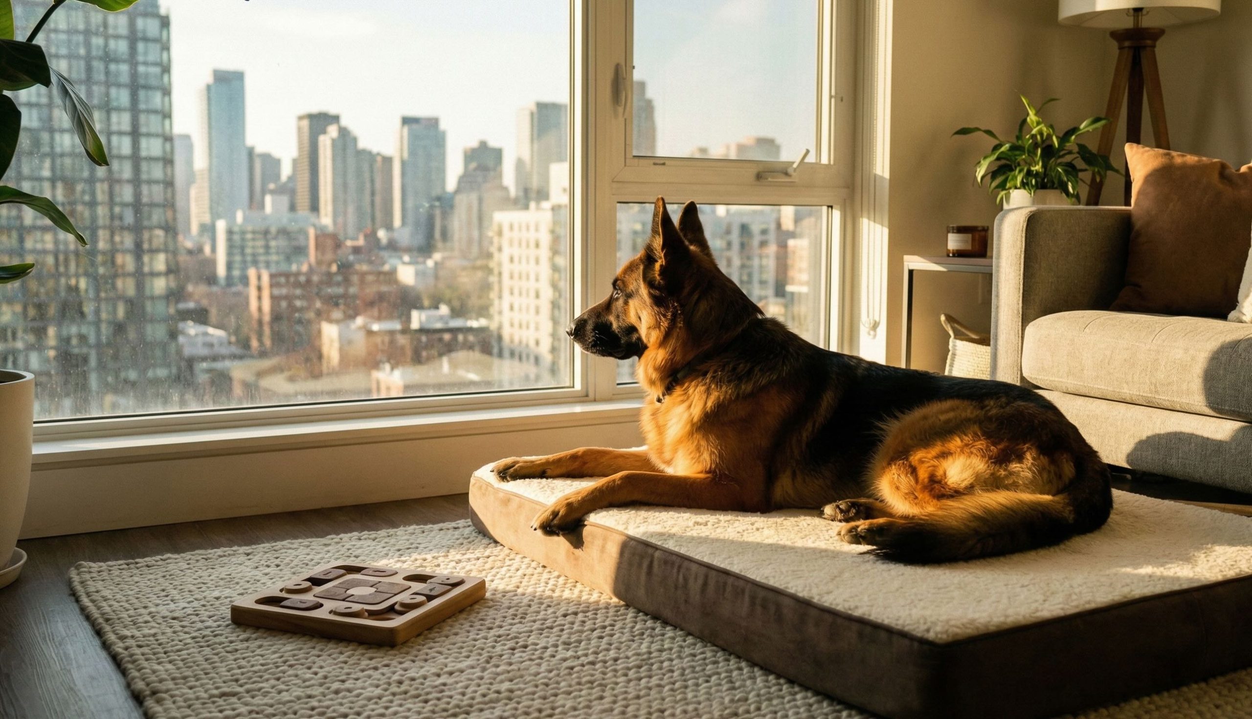 Can a German Shepherd thrive in an apartment?